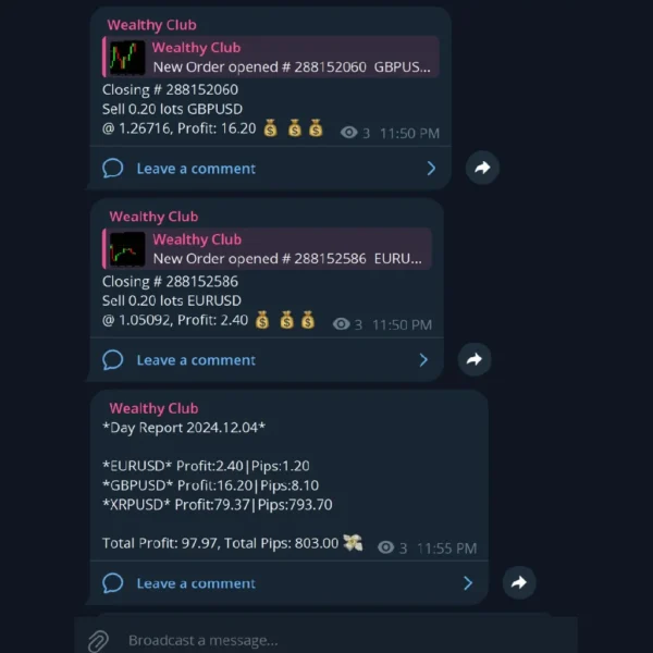MT5 EA to send Signal Alerts to Telegram channel - Image 4