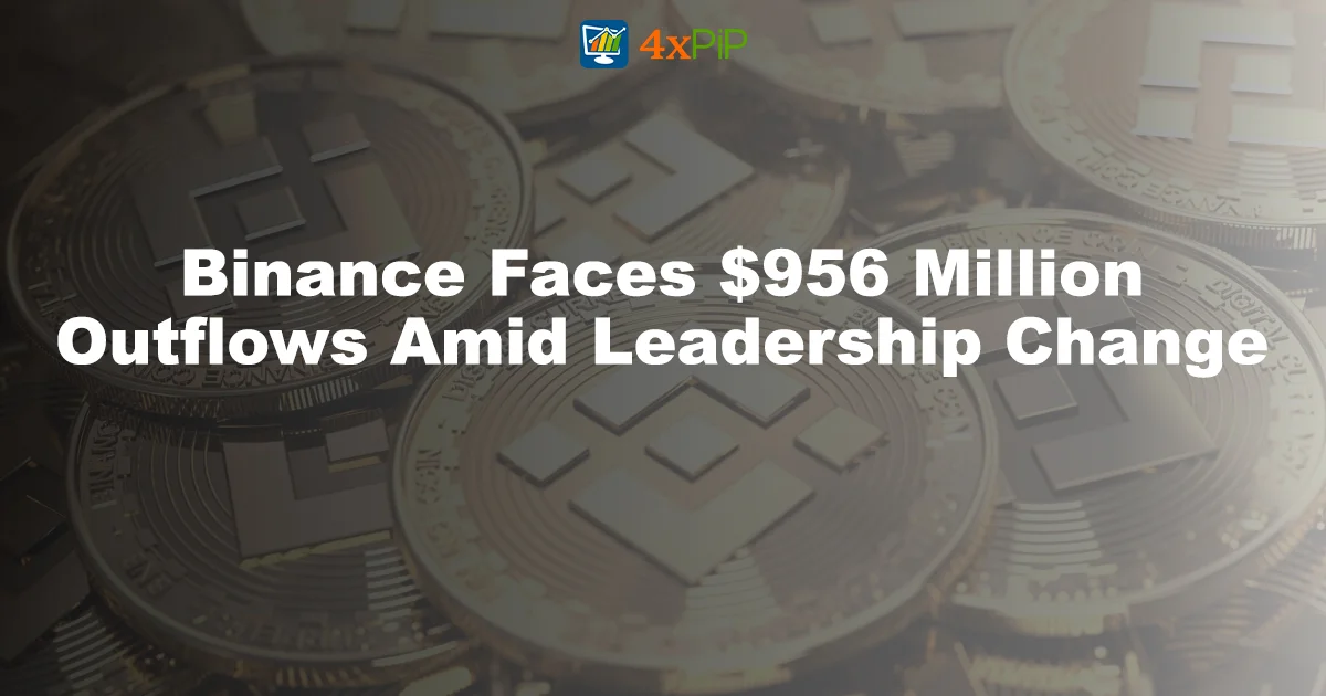 binance-faces-$956-million-outflows-amid-leadership-change