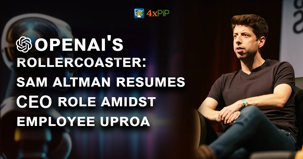 openaI's-rollercoaster:-sam-altman-resumes-ceo-role-amidst-employee-uproar