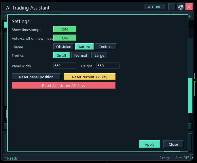 AI based Machine Learning Expert Advisor EA Trained over 10 years of market data available for MT4 MT5 TradingView Tradestation Tradelocker cTrader - Image 9