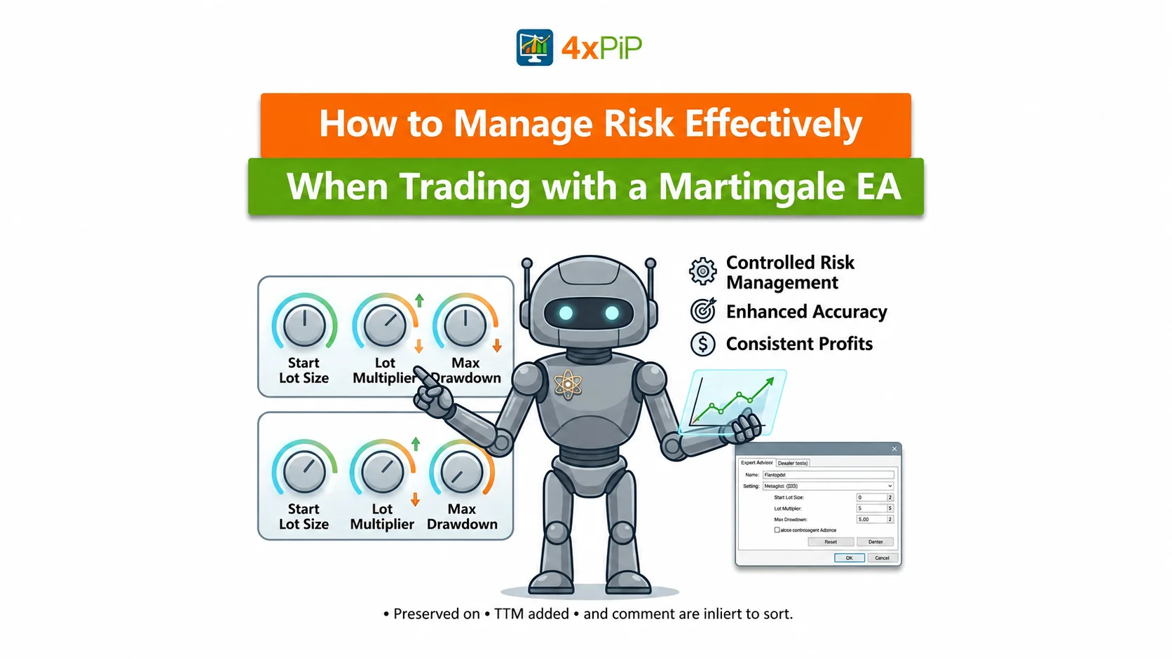 how to manage risk effectively when trading with a martingale ea